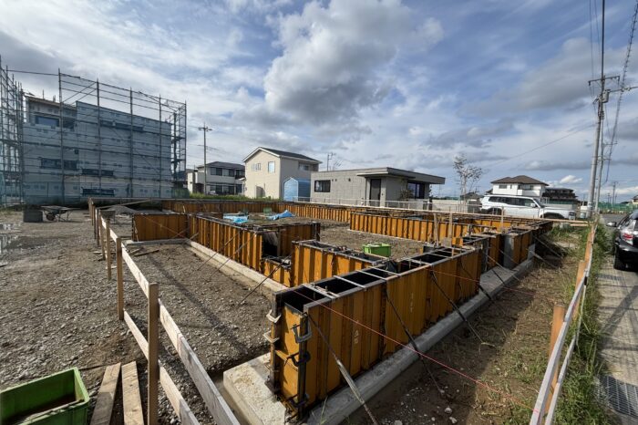 基礎工事すすんでます