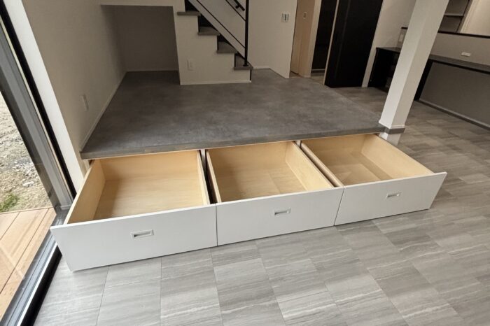 小上がりの引出し収納