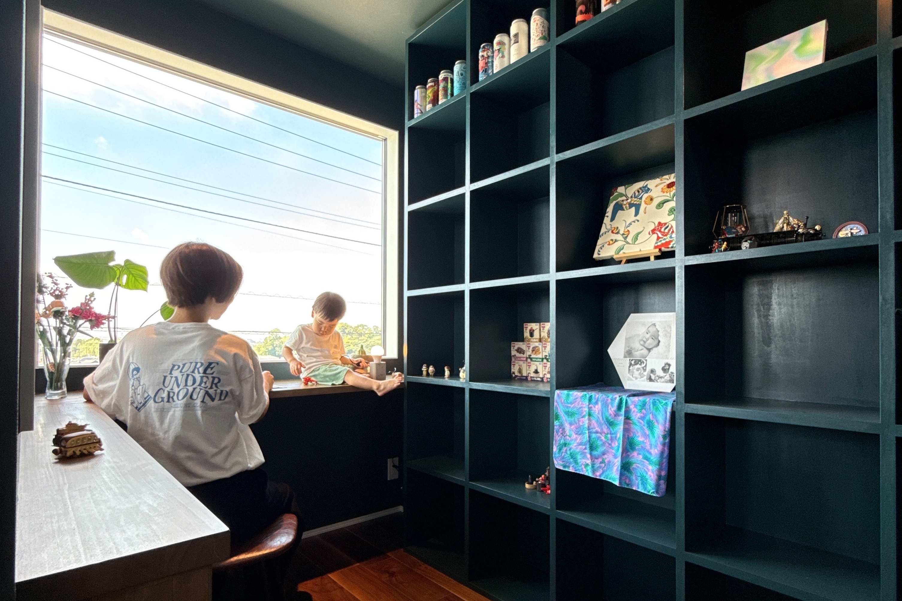 眺望を満喫する<br>ワークスペースのある家