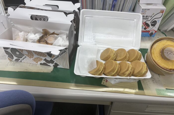 差し入れ・・・