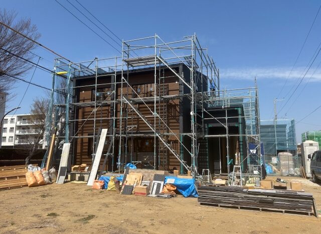 外壁施工が終盤です(^_^)/